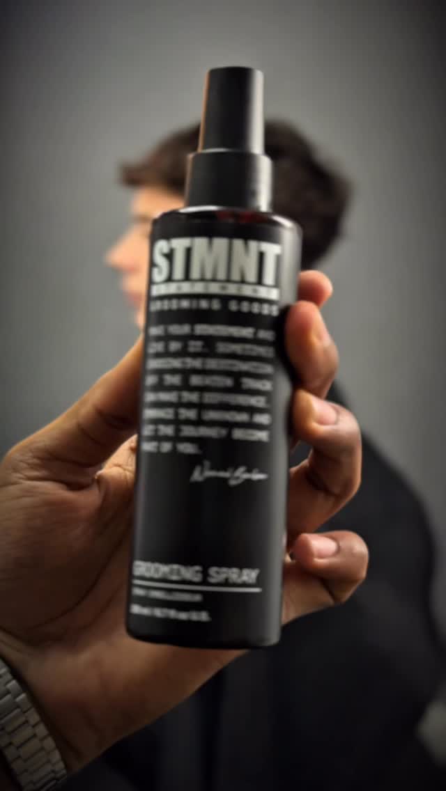 Produto de styling profissional usado na barbearia